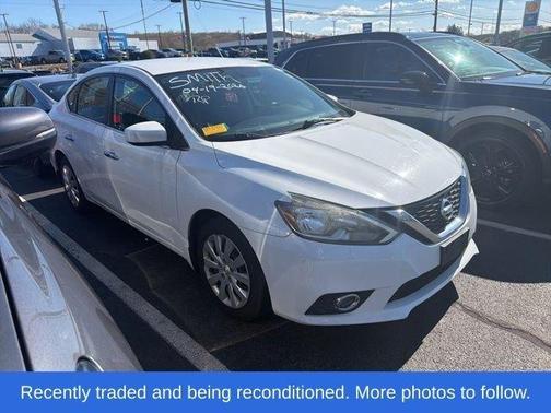 Cloud White 2017 Nissan Sentra SV
