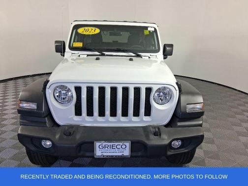 Bright White Clearcoat 2023 Jeep Wrangler Sport