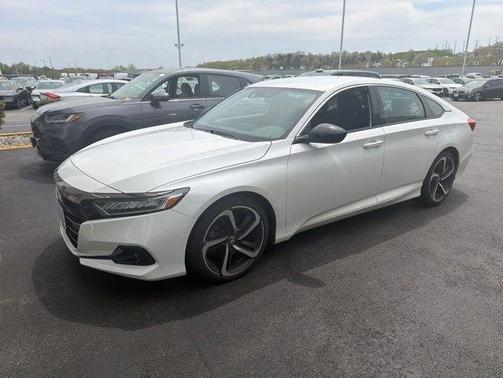 White 2021 Honda Accord Sport 1.5T