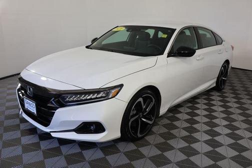 White 2021 Honda Accord Sport 1.5T