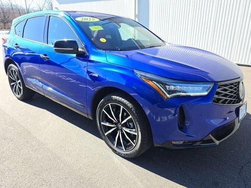 Blue 2025 Acura RDX A-Spec Advance Package