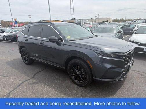 Gray 2025 Honda CR-V Hybrid Sport-L