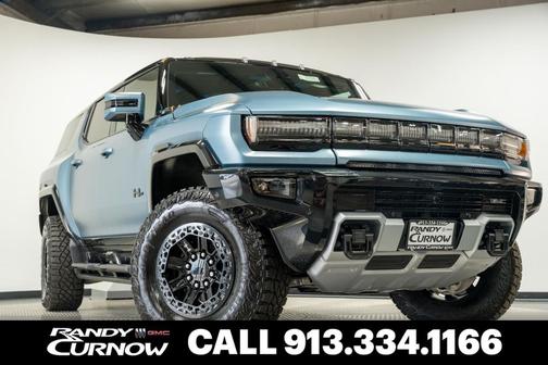 Neptune Blue Matte 2024 GMC HUMMER EV SUV 3X