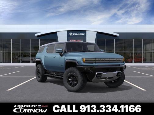 Neptune Blue Matte 2024 GMC HUMMER EV SUV 3X