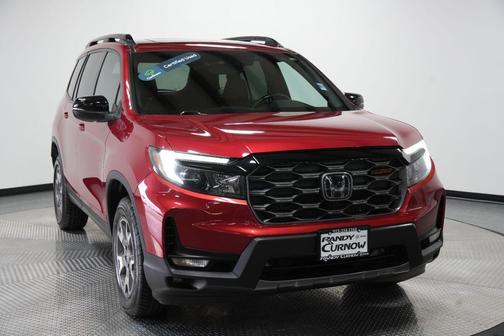 Radiant Red Metallic II 2022 Honda Passport AWD TrailSport