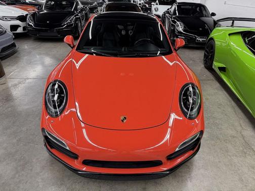Lava Orange 2016 Porsche 911 Turbo S