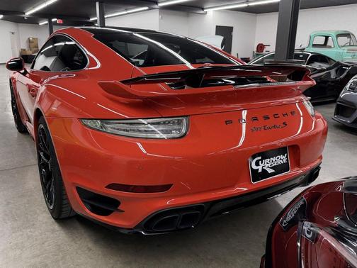 Lava Orange 2016 Porsche 911 Turbo S