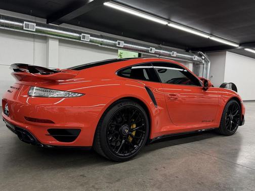 Lava Orange 2016 Porsche 911 Turbo S