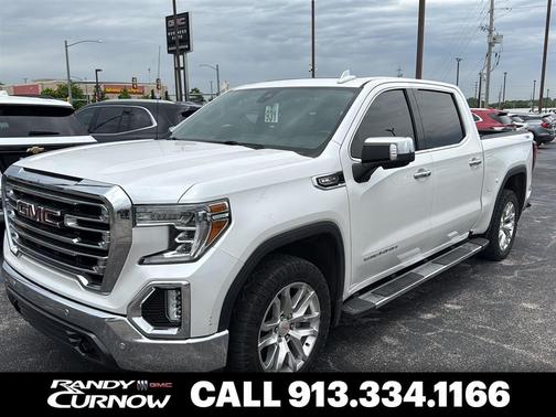 White Frost Tricoat 2021 GMC Sierra 1500 SLT