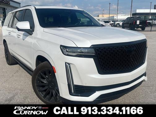 Crystal White Tricoat 2024 Cadillac Escalade ESV Premium Luxury