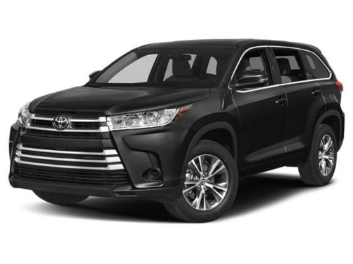 Midnight Black Metallic 2019 Toyota Highlander LE Plus