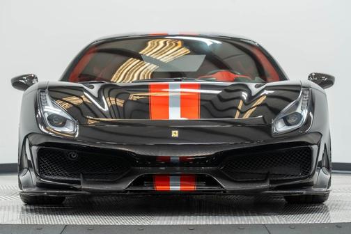 Nero Daytona Metallic 2019 Ferrari 488 Pista Base