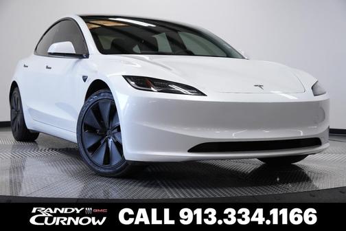 Pearl White Multi-Coat 2025 Tesla Model 3 Long Range