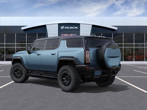 Neptune Blue Matte 2024 GMC HUMMER EV SUV 3X