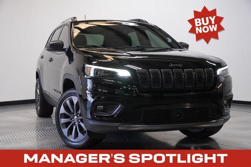 Diamond Black Crystal Pearlcoat 2021 Jeep Cherokee 80th Anniversary 4x4
