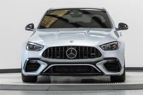 Cirrus Silver Metallic 2024 Mercedes-Benz AMG C 63 S E Performance