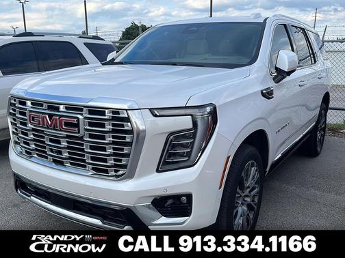 White Frost Tricoat 2025 GMC Yukon Denali
