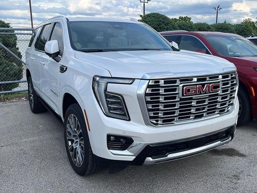 White Frost Tricoat 2025 GMC Yukon Denali