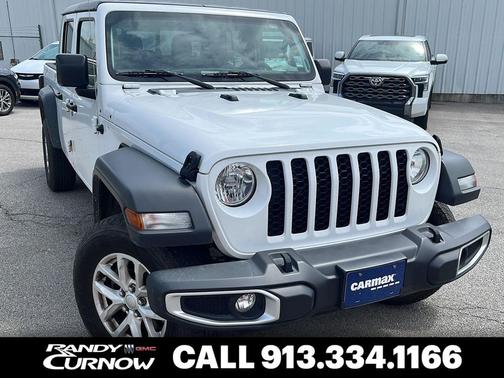 Bright White Clearcoat 2023 Jeep Gladiator Sport S