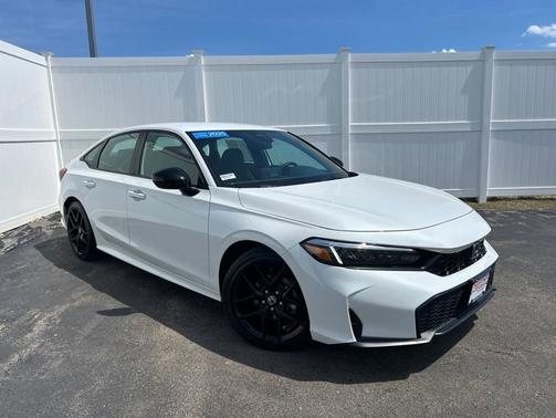 Platinum White Pearl 2025 Honda Civic