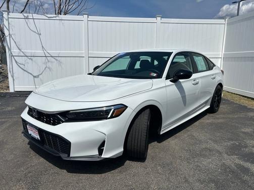 Platinum White Pearl 2025 Honda Civic