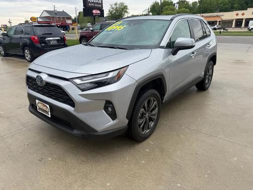 Silver Sky Metallic 2023 Toyota RAV4 Hybrid XLE Premium