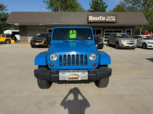 Blue 2012 Jeep Wrangler Unlimited Sahara
