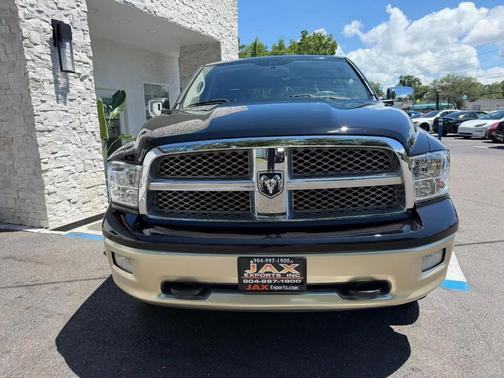 Black 2012 RAM 1500 Laramie Longhorn