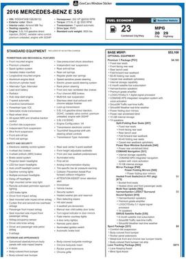 2016 Mercedes-Benz E-Class 4dr Sdn E 350 Sport RWD