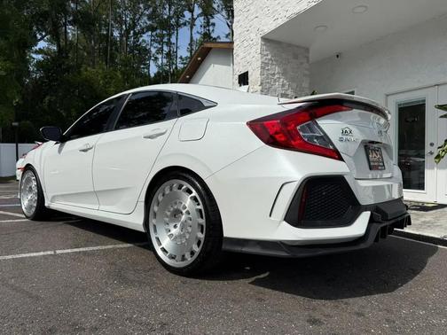 White 2019 Honda Civic Si Base