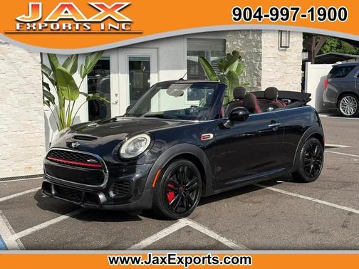 Black 2017 MINI Convertible John Cooper Works
