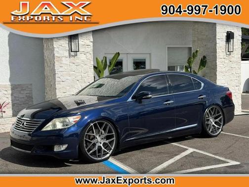 Blue 2012 Lexus LS 460 Base