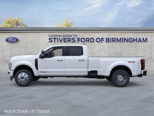 Star White Metallic Tri-Coat 2026 Ford F-450 Platinum