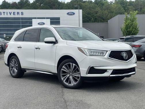 White Diamond Pearl 2018 Acura MDX 3.5L w/Technology Package