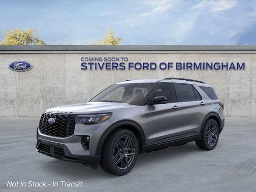 Carbonized Gray Metallic 2026 Ford Explorer ST-Line