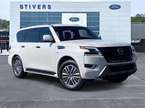 Aspen White Tricoat 2021 Nissan Armada SL 2WD