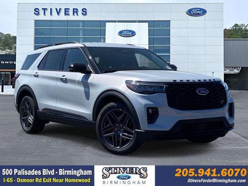 Space White Metallic 2026 Ford Explorer ST
