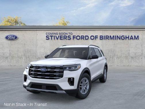 Star White Metallic Tri-Coat 2026 Ford Explorer Active