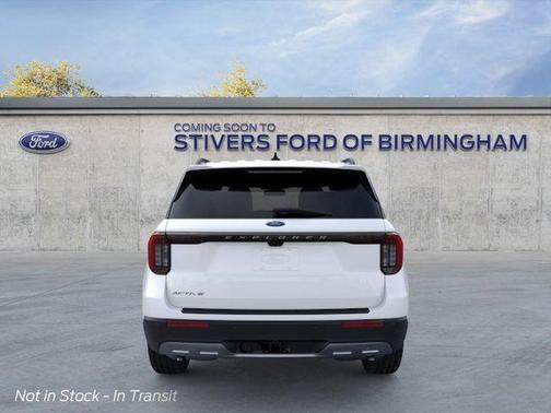 Star White Metallic Tri-Coat 2026 Ford Explorer Active