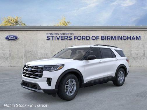 Star White Metallic Tri-Coat 2026 Ford Explorer Active