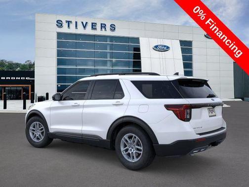 Star White Metallic Tri-Coat 2026 Ford Explorer Active