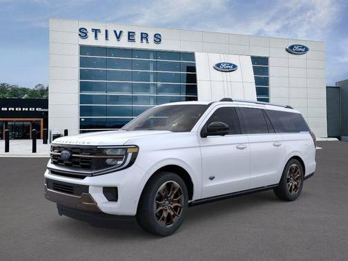 Star White Metallic Tri-Coat 2026 Ford Expedition Max King Ranch