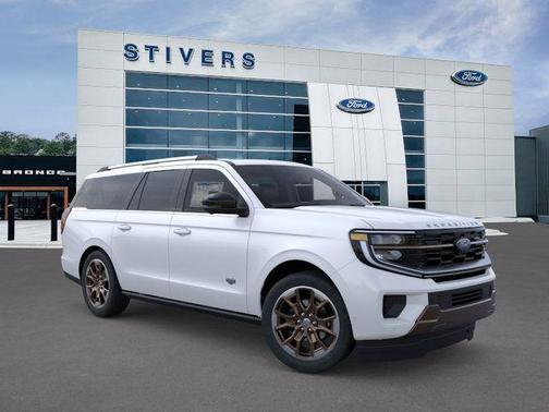 Star White Metallic Tri-Coat 2026 Ford Expedition Max King Ranch