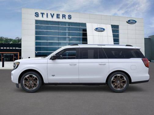 Star White Metallic Tri-Coat 2026 Ford Expedition Max King Ranch
