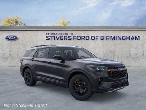 Agate Black Metallic 2026 Ford Explorer Tremor