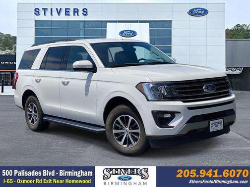 Star White Metallic Tri-Coat 2020 Ford Expedition XLT