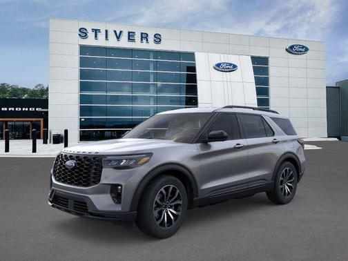 Carbonized Gray Metallic 2026 Ford Explorer ST-Line