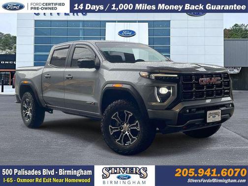 Sterling Metallic 2024 GMC Canyon AT4