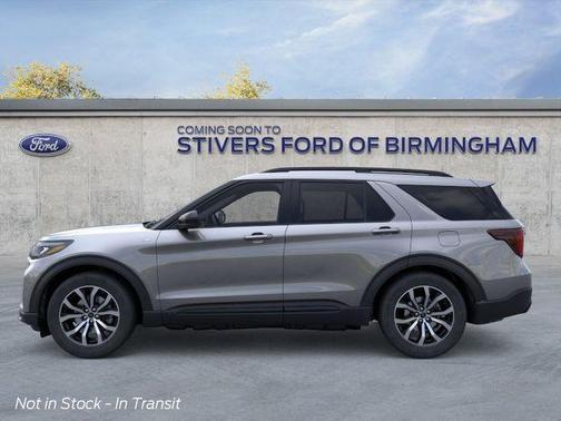 Gray Metallic 2026 Ford Explorer ST-Line