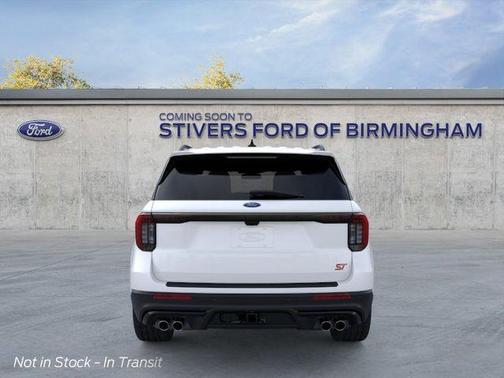 Star White Metallic Tri-Coat 2026 Ford Explorer ST